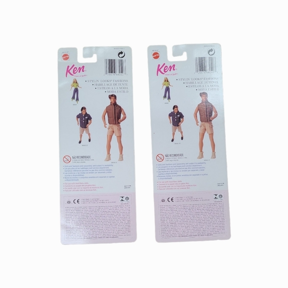 Vintage 1999 Barbie Mattel Ken Outfit Set of 2 - Picture 4 of 8